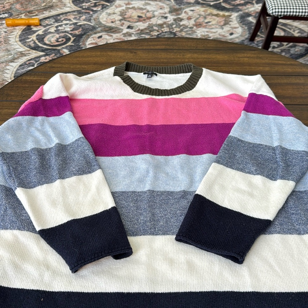 Talbots striped sweater